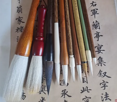 10支一套，可书法，可国画，大斗笔兼毫，中...