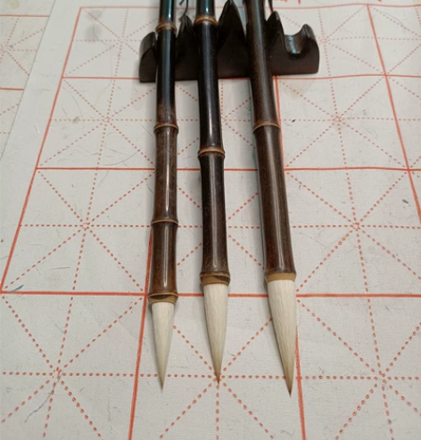 紫竹杆兼毫大中小毛笔，古朴优雅，非常好写 ...