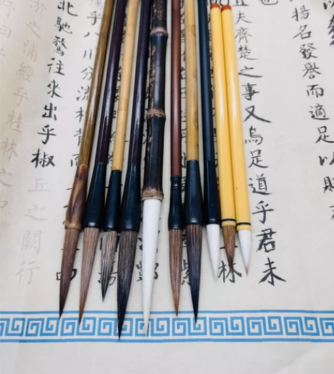 10支包邮善涟湖笔紫竹长峰羊毫狼毫小楷狼毫...