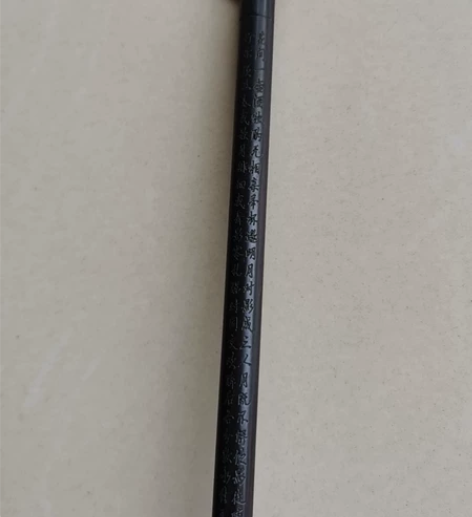 老红木狼毫老毛笔!杆子长21.8厘米,毛长...