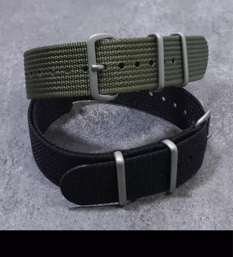 北约NATO精织尼龙 帆布表带20 22M...