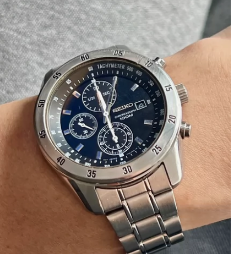 精工 大飞 赛车计时表 熊猫 迪通拿款 石...