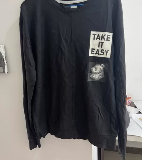 teenie weenie 男士卫衣，瘦了...