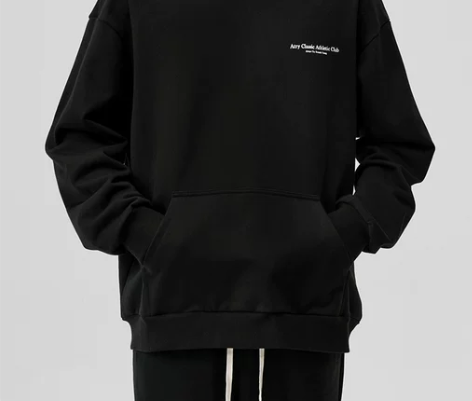 ATRY正面小标语连帽卫衣