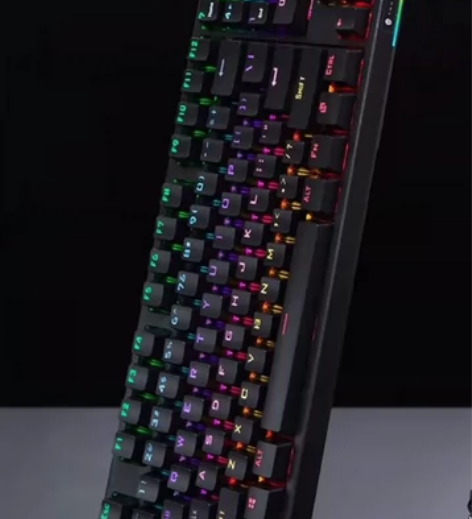 雷神有线游戏机械键盘KG3089R红轴，电...