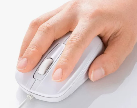 日本SANWA有线鼠标家用办公游戏笔记本鼠标