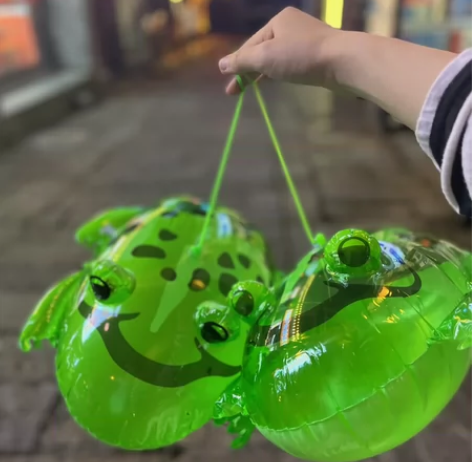 出去旅游时，从蛙爸爸手里要来的一只崽 现想...