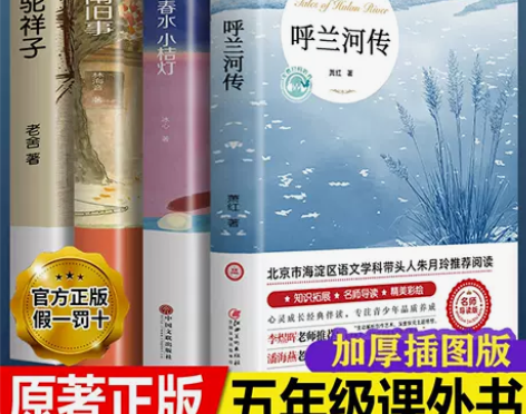 萧红著呼兰河传正版老舍城南旧事骆驼祥子城南...