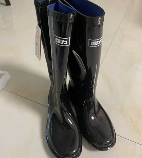 回力牌橡胶高筒防滑雨靴42码劳保，闲置，全...