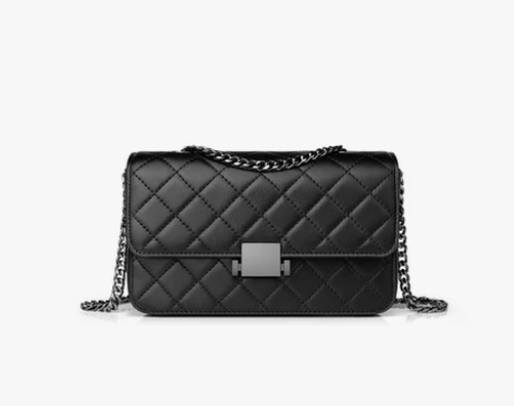 INJOYLIFE菱格链条包2022新款羊...