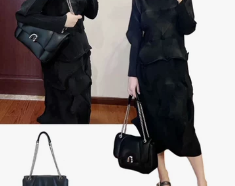 2023新款赵露思同款花卷包时尚设计菱格手...