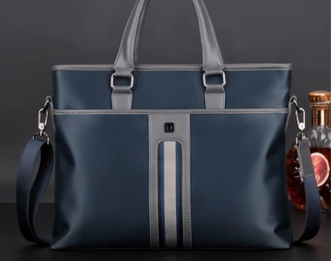 男包牛津布男士手提包包商务休闲单肩斜挎包帆...