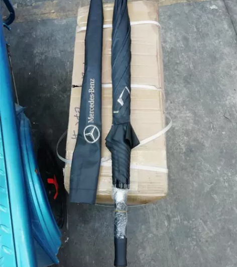 奔驰宝马自动伞双人伞超大伞面120cm雨伞...