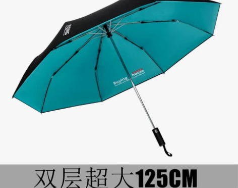 折叠伞 雨伞晴雨伞双层125cm男士遮阳晴...