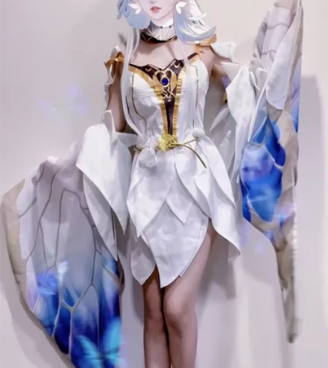 王者荣耀cos服貂蝉星元新版皮肤金色仲夏夜...