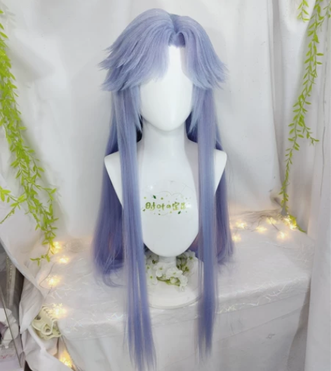 假发造型 大乔挚爱花嫁cos假发王者荣耀 ...