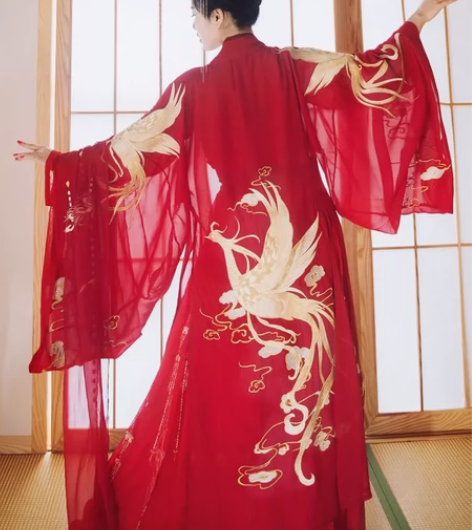 凤求凰原创花嫁汉服婚服 穿过两次拍照,保存...