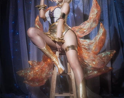 英雄联盟cos 阿狸cos kda阿狸至臻...