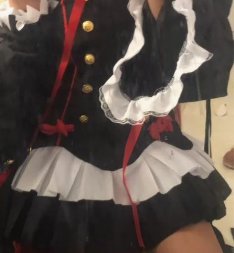 克鲁鲁c服没假发和蕾姆c服有假发粉蓝两个便...