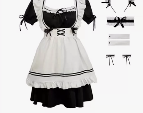 奇迹暖暖环游世界可爱女仆Cosplay服装...