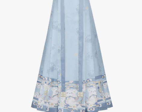 十三余小豆蔻儿[玉面山雀]明制印花马面裙中...