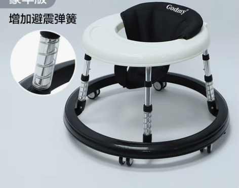 GODMY婴儿学步车防o型腿多功能防侧翻男...