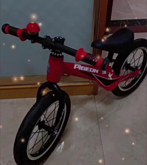 14寸正品飞鸽儿童平衡车无脚踏1-3-5岁...