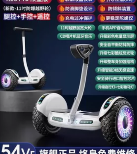 德国ZOLA旗舰店智能新款儿童腿控电动平衡...