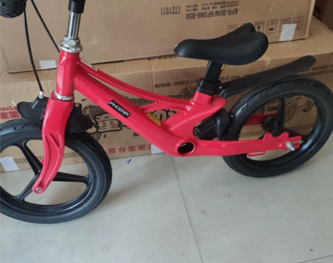 凤凰镁合金儿童平衡车自行车14寸 实物拍图...