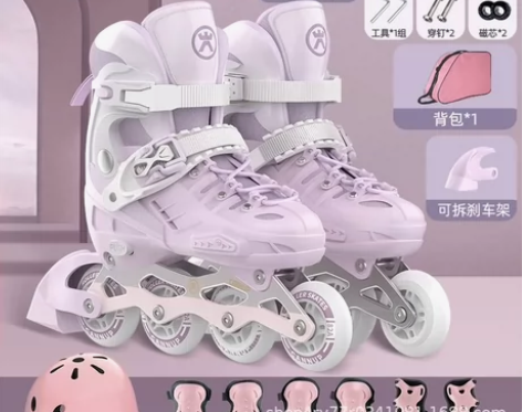 正品sway斯威溜冰鞋儿童轮滑鞋女童男童初...