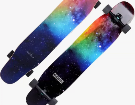 专业初学者滑板 男女生长板双面图案120c...