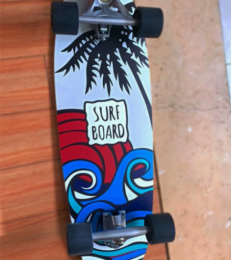 陆地冲浪板滑板初学者专业陆冲板儿童成人女生...