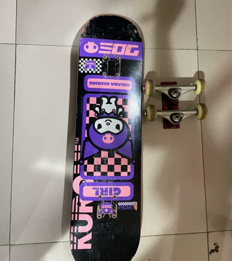 GIRL三丽鸥联名专业滑板初学者男女儿童四...