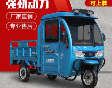 永久家用电动车 电动三轮车小型三轮农用油电...