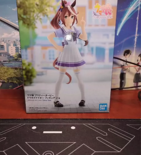 赛马娘东海帝皇景品手办 万代正版 盒子八角...
