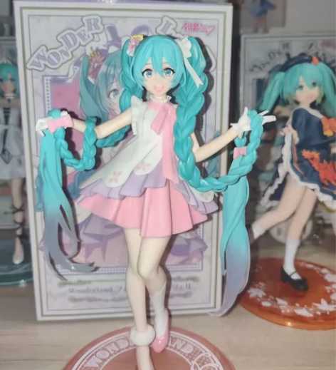 taito初音未来长发公主景品手办仅拆摆有...