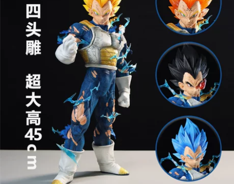 ?七龙珠贝吉塔手办+孙悟空布罗利特兰克斯+...