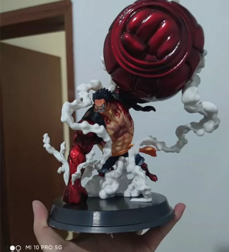 四档路飞。25cm  带底座 不包邮，可自...