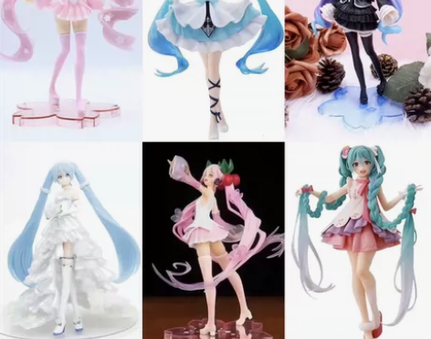 樱花初音手办未来Miku舞蹈灰姑娘初音模型...