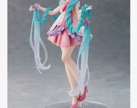 包邮 樱花初音 景品手办Miku初音未来办...