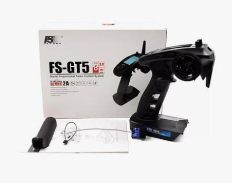 富斯FS-GT5 带BS6陀螺仪接收机 多功能 6通道枪控车...