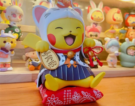 皮卡丘摆件家居潮流轻奢家居客厅玄关装饰店铺...