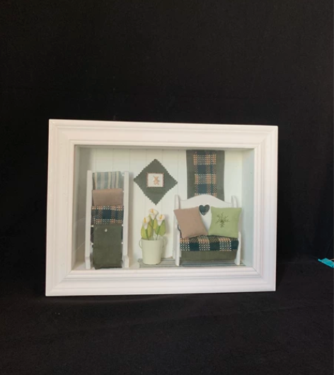 中古风厚重装饰画卧室客厅玄关挂画美式复古立...