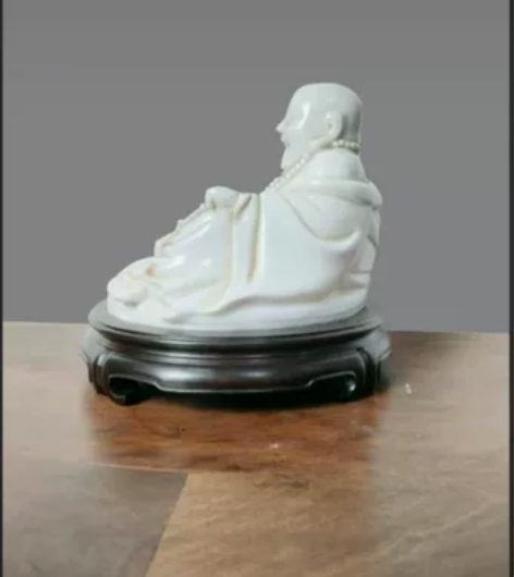 德化白瓷如意弥勒佛像元宝托珠招财大肚佛笑佛...