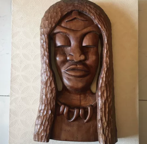 古玩杂项欧洲木雕西洋古董 尺寸外边40x?...