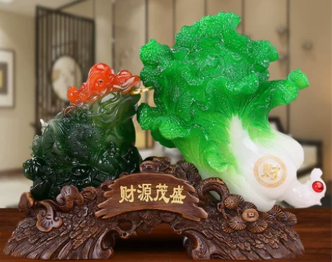 招财金蟾客厅摆件财源茂盛装饰品现代简约白