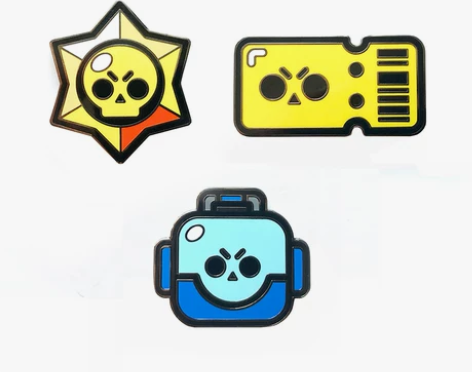 magoo自制 荒野乱斗周边 徽章 胸针 ...