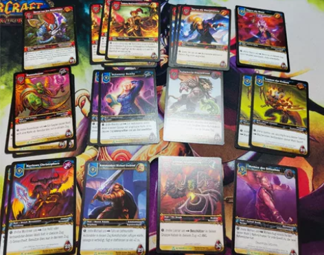 #魔兽卡牌#wowtcg五版英雄脸卡 五版...