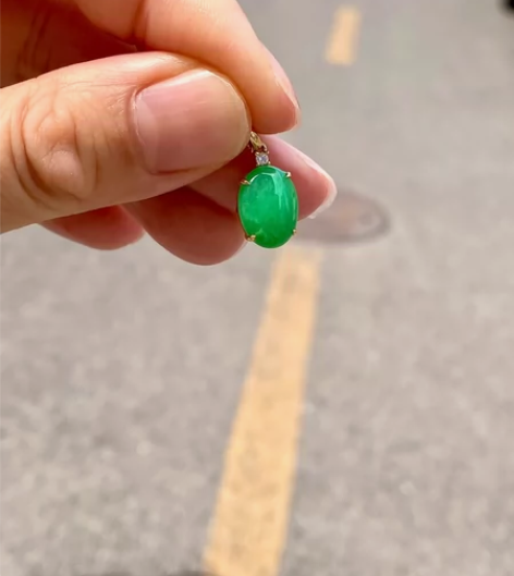 翡翠正阳绿项链 手链  蛋面吊坠 万能扣 ...
