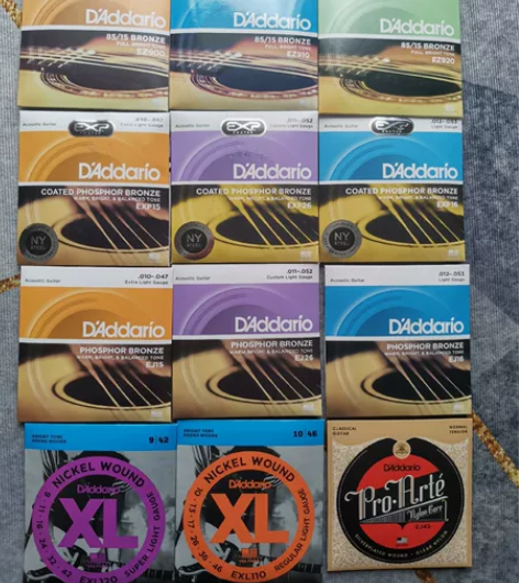 全新达达里奥琴弦exp16民谣吉他琴弦电吉...